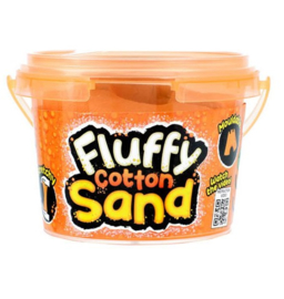 Rekbaar Fluffy Speelzand Oranje
