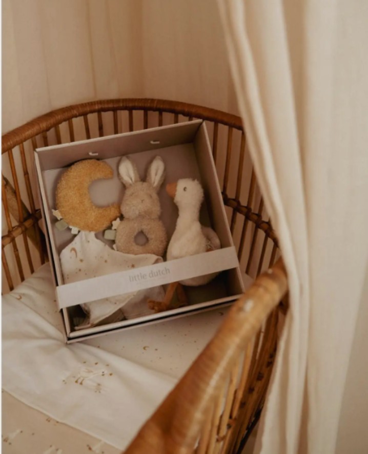 Little Dutch Giftset Newborn Naturals Pluche met of zonder Naam