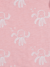 Jollein Romper korte mouw Octopus pink