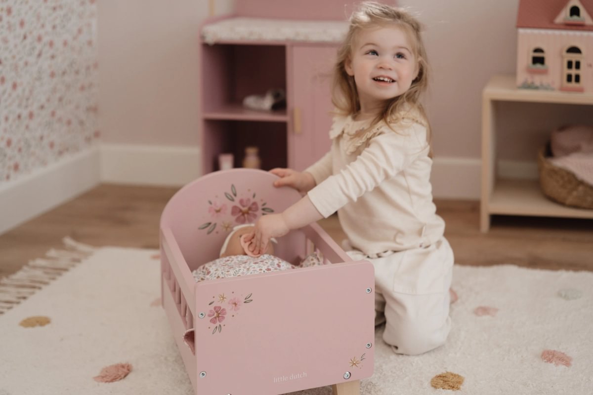 Little Dutch houten poppenbedje met of zonder Naam