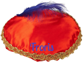 Pietenmuts - Baret Rood met of zonder naam