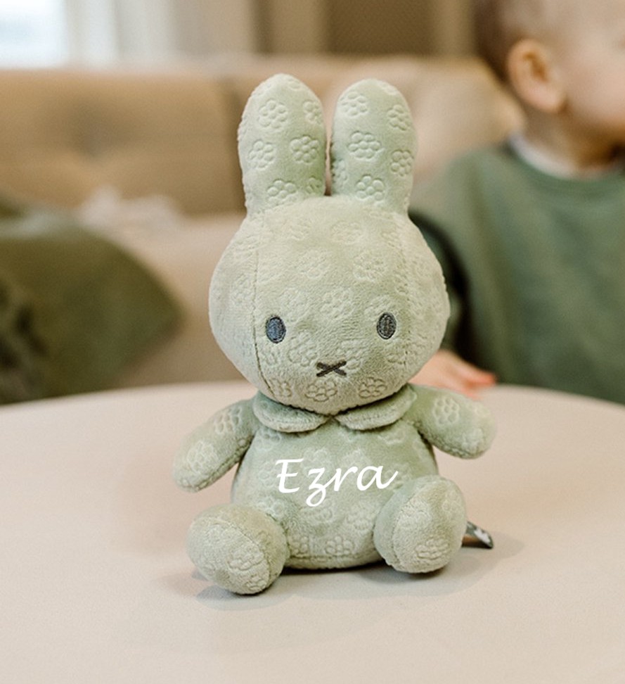 Nijntje Knuffel Groen met of zonder Naam
