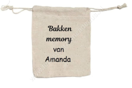 Houten memory bakken met of zonder naam