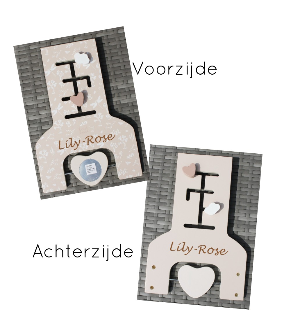 Label Label 3 in 1 Activiteiten Loopwagen Roze met of zonder Naam