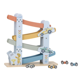 Little Dutch Autobaan Blauw met of zonder geboortegegevens