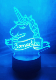 Lamp Eenhoorn met Naam