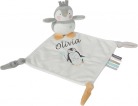 Knuffeldoekje Lou-Lou de Pinguin met of zonder naam