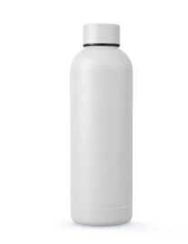 Drinkfles Rvs Wit 500 ml met naam