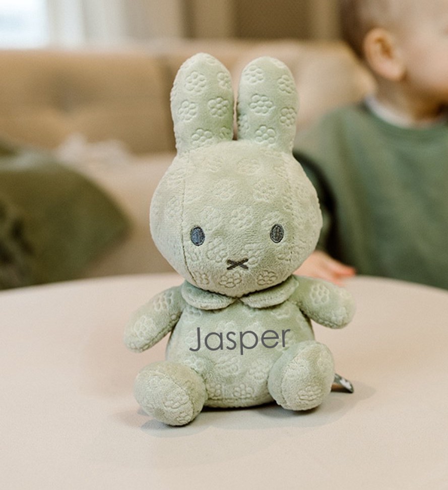 Nijntje Knuffel Groen met of zonder Naam
