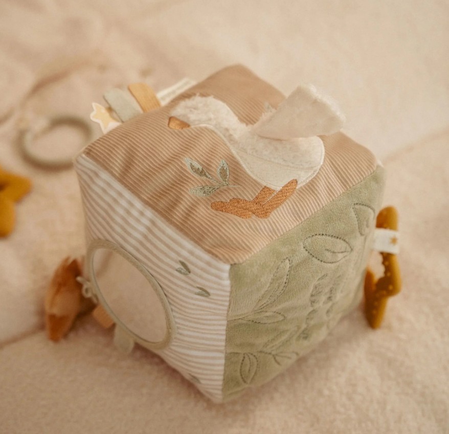 Little Dutch Pluche Activiteiten Kubus Newborn met of zonder Naam