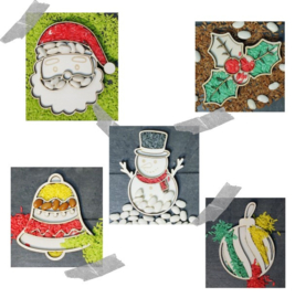 Set vulvormen Kerst Set 2