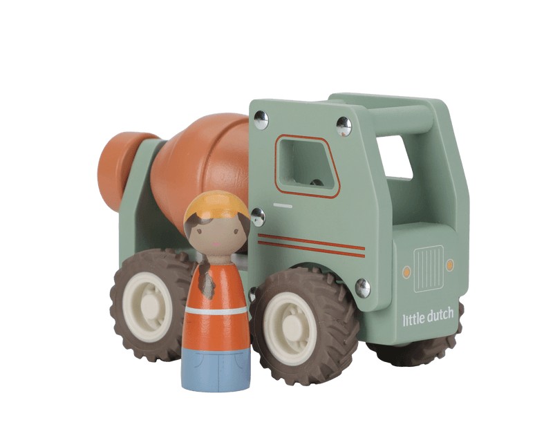 Little Dutch houten cementwagen met of zonder naam
