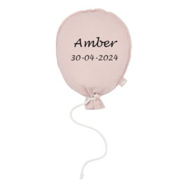 Jollein Ballon Wild Rose met of zonder Naam & Geboortedatum