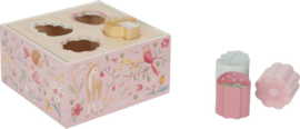 Little Dutch  houten vormenstoof Roze met of zonder naam & geboortedatum