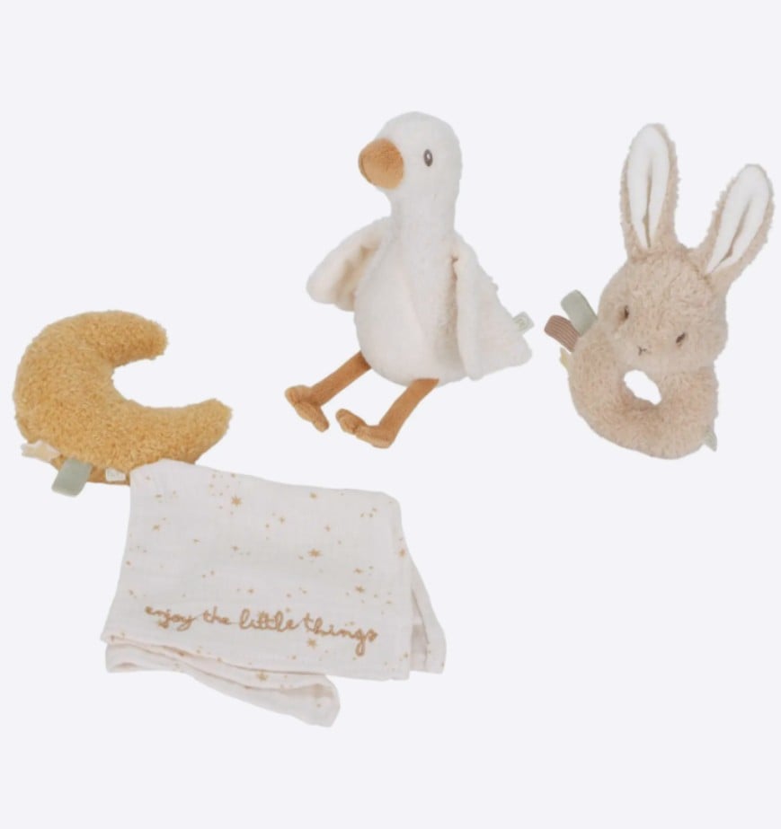 Little Dutch Giftset Newborn Naturals Pluche met of zonder Naam