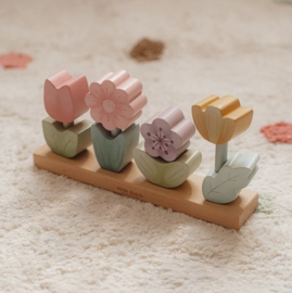 Little Dutch Stapelaar Bloemen met of zonder Naam & Geboortedatum