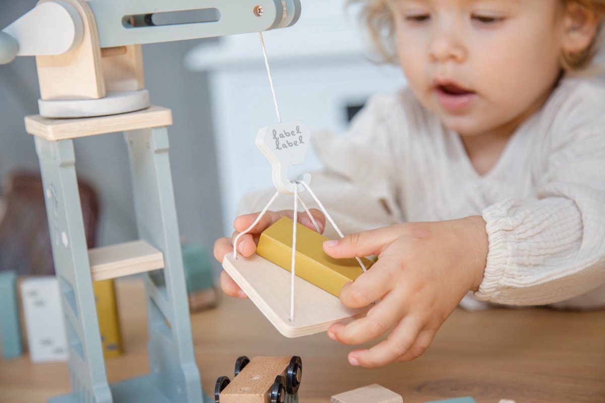 Label Label Bouwplaats met of zonder Naam & Geboortedatum