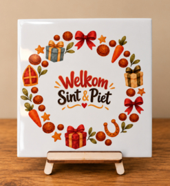 Tegel Welkom Sint & Piet