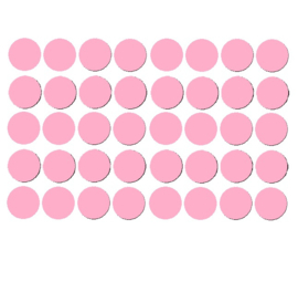 Stickervel voor houten aftelkalender ( div. kleuren )