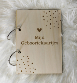 Houten bewaarbundel Stippen