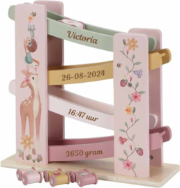 Little Dutch Autobaan Fairy Garden met of zonder geboortegegevens