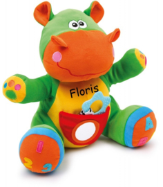 Pluche Activity Knuffel Nijlpaard Nino met of zonder naam