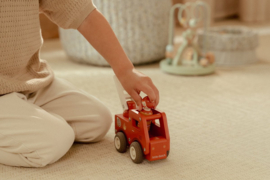 Little Dutch houten brandweerwagen met of zonder naam