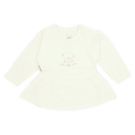 CuteLY Shirt met lange mouw en ruches met koala print wit