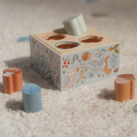 Little Dutch  houten vormenstoof Blauw met of zonder naam & geboortedatum
