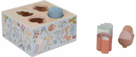 Little Dutch  houten vormenstoof Blauw met of zonder naam & geboortedatum