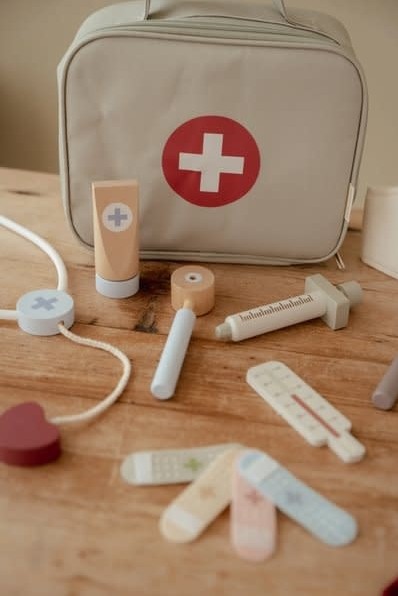 Little Dutch  houten Dokter set met of zonder naam & geboortedatum