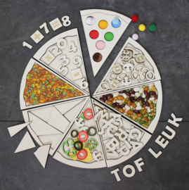 Vulvorm - Educatieve Pizza met speelmaterialen