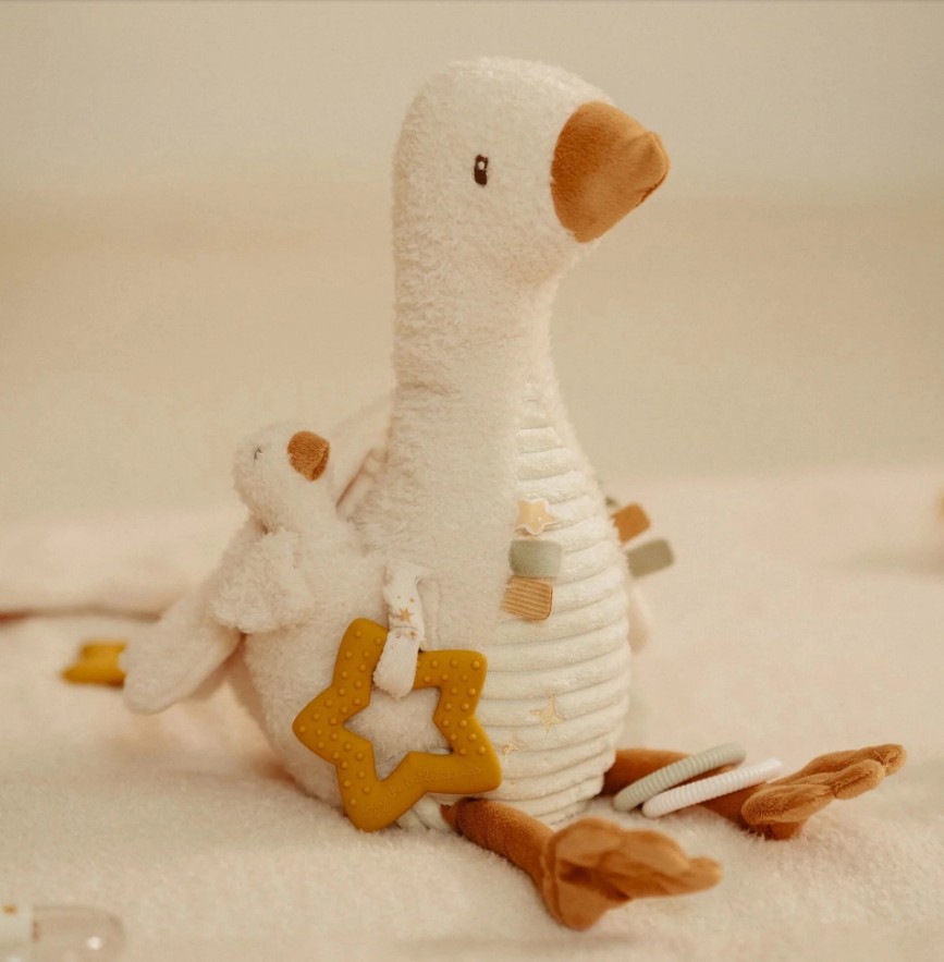 Little Dutch Pluche Activiteitenknuffel Gans met of zonder Naam