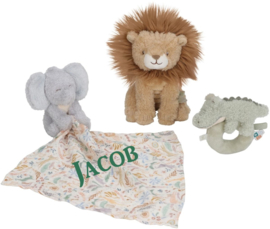 Little Dutch Safari Friends Giftset met of zonder Naam