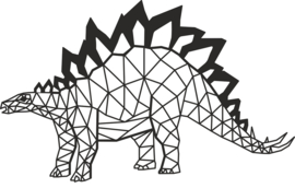 Geometrische Stegosaurus