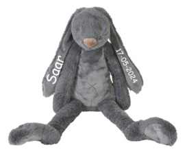 Happy Horse Rabbit Richie Deep Grey met of zonder naam 28 cm