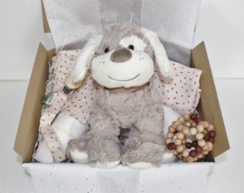 Cadeaubox Hond Beige met of zonder naam