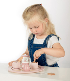 Label Label houten Theeservies evt. Naam & Geboortedatum