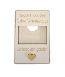 Fotolijstje Topper van een verloskundige