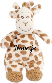 Pluche Knuffel Giraf Beige met of zonder naam