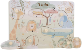 Little Dutch Geluidenpuzzel Safari Friends evt. met Naam