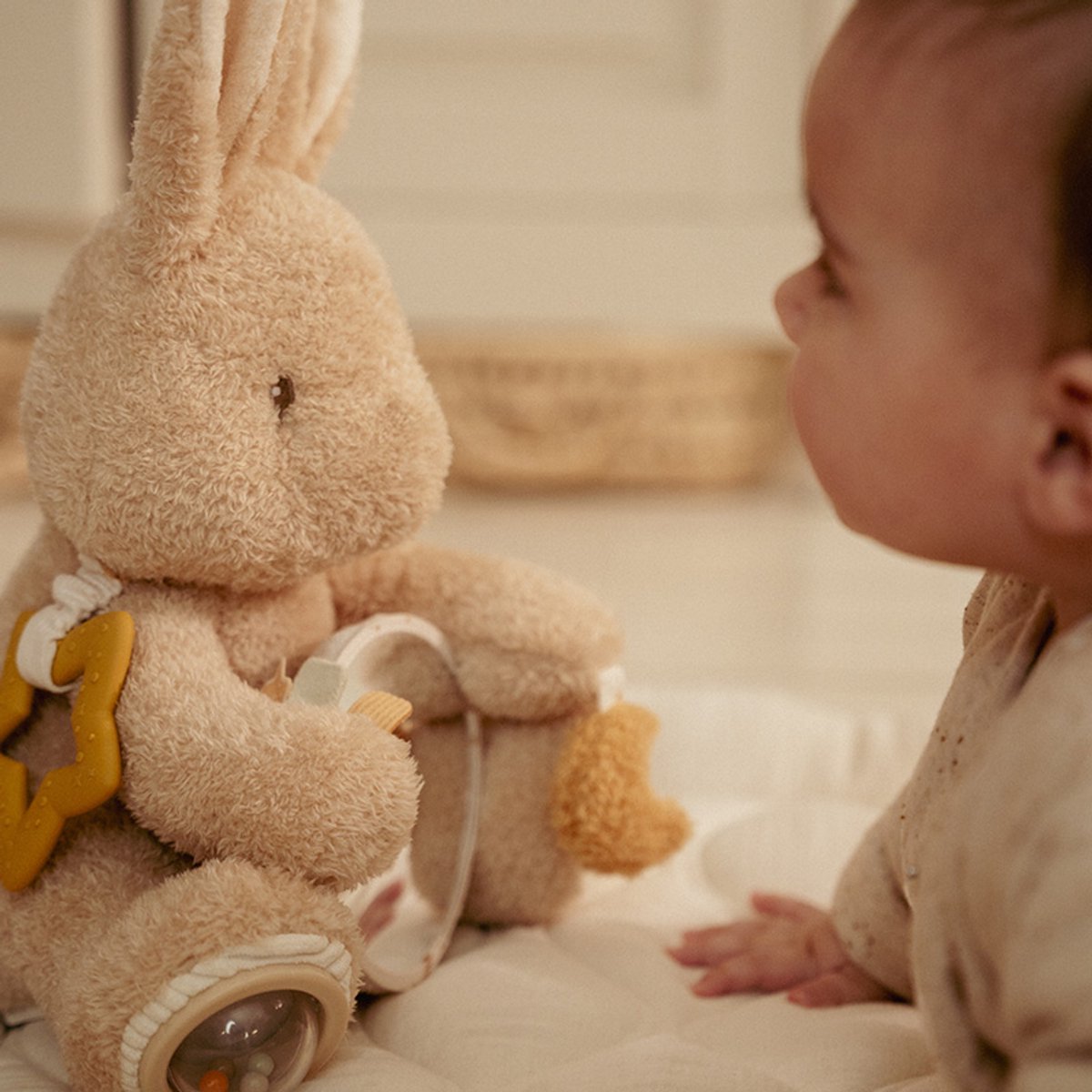 Little Dutch Pluche Activiteitenknuffel Konijn met of zonder Naam