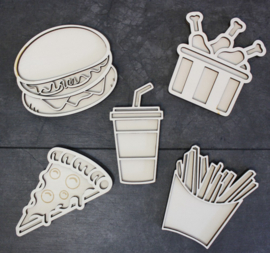 Set vulvormen Fast Food