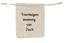 Houten memory voertuigen met of zonder naam