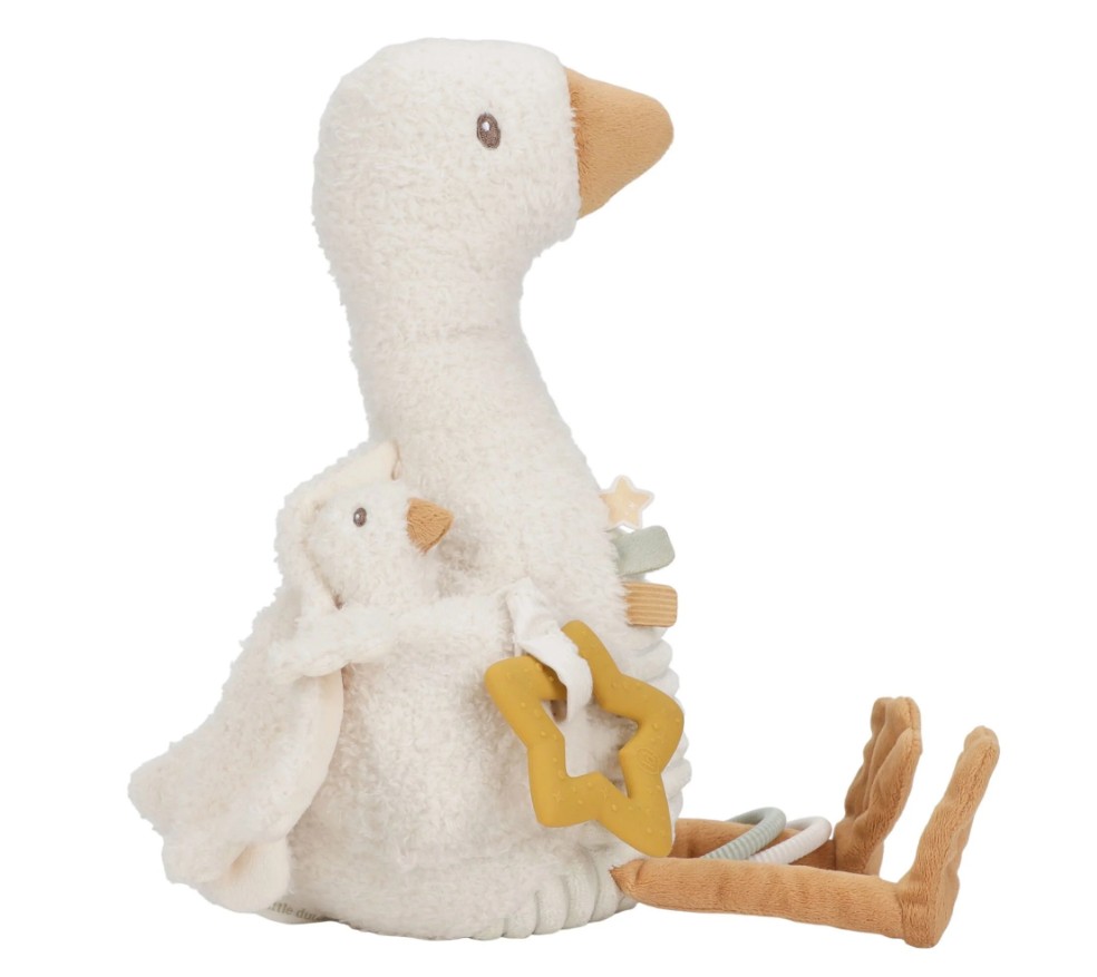 Little Dutch Pluche Activiteitenknuffel Gans met of zonder Naam