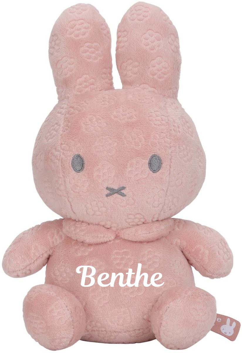 Nijntje Knuffel Roze met of zonder Naam