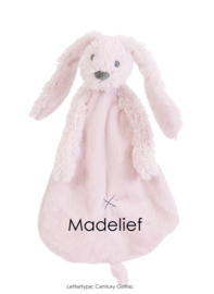 Happy Horse Rabbit Richie Pink Knuffeldoekje met of zonder naam