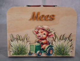 Little Dutch - Farmer Gevuld Koffertje met of zonder Naam