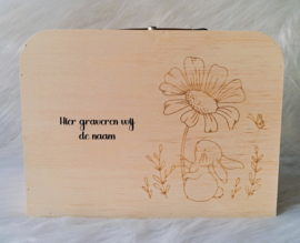 Nijntje Gevuld Koffertje Roze met of zonder Naam