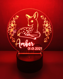 Lamp Hert met Naam en of Geboortedatum